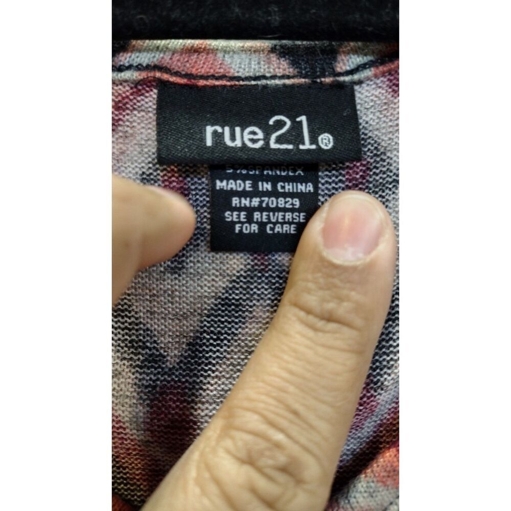 Rue21 Multi Color Geo Mini bodycon dress - Picture 3 of 6